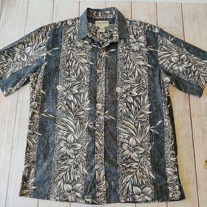 Cooke Street Honolulu tropical floral Hawaii shirt sz M